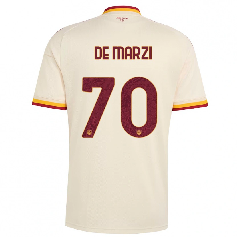 Danxen Niño Camiseta Giorgio De Marzi #70 Champán Rojo Amarillo 2ª Equipación 2026/27 La Camisa México