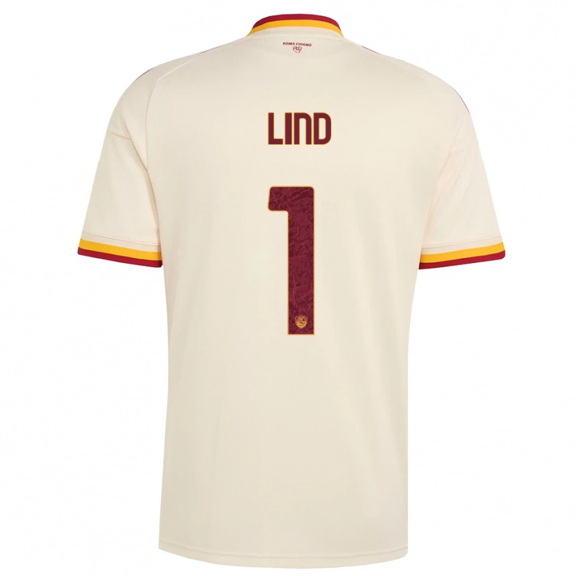 Danxen Niño Camiseta Emma Lind #1 Champán Rojo Amarillo 2ª Equipación 2026/27 La Camisa México