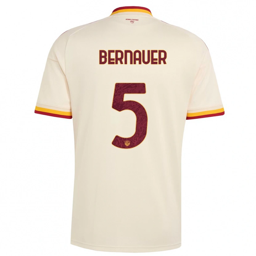 Danxen Niño Camiseta Vanessa Bernauer #5 Champán Rojo Amarillo 2ª Equipación 2026/27 La Camisa México