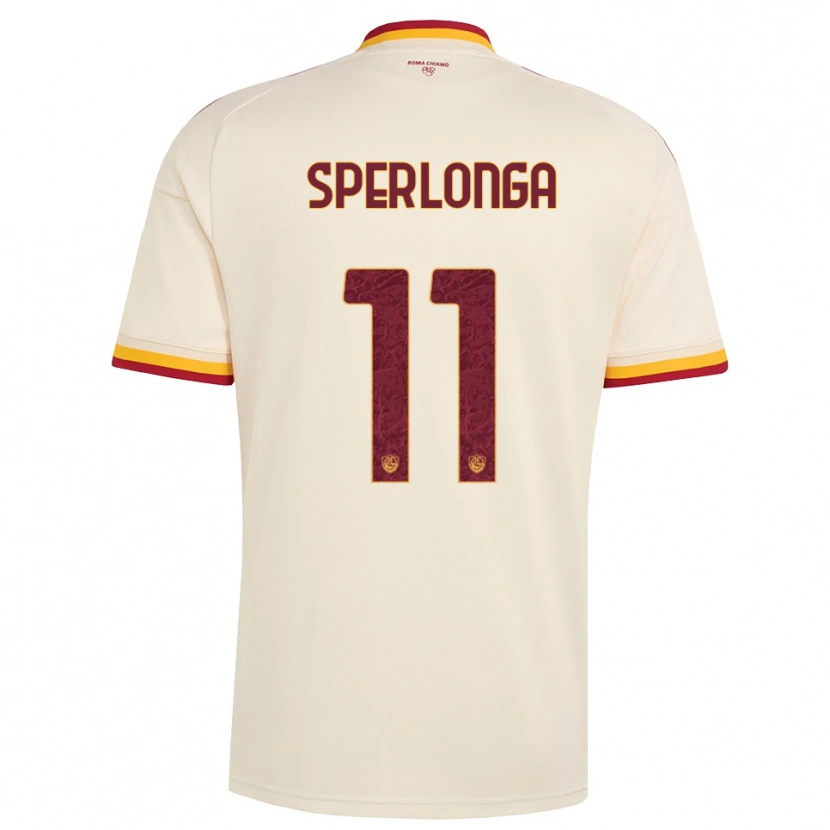 Danxen Niño Camiseta Omar Sperlonga #11 Champán Rojo Amarillo 2ª Equipación 2026/27 La Camisa México