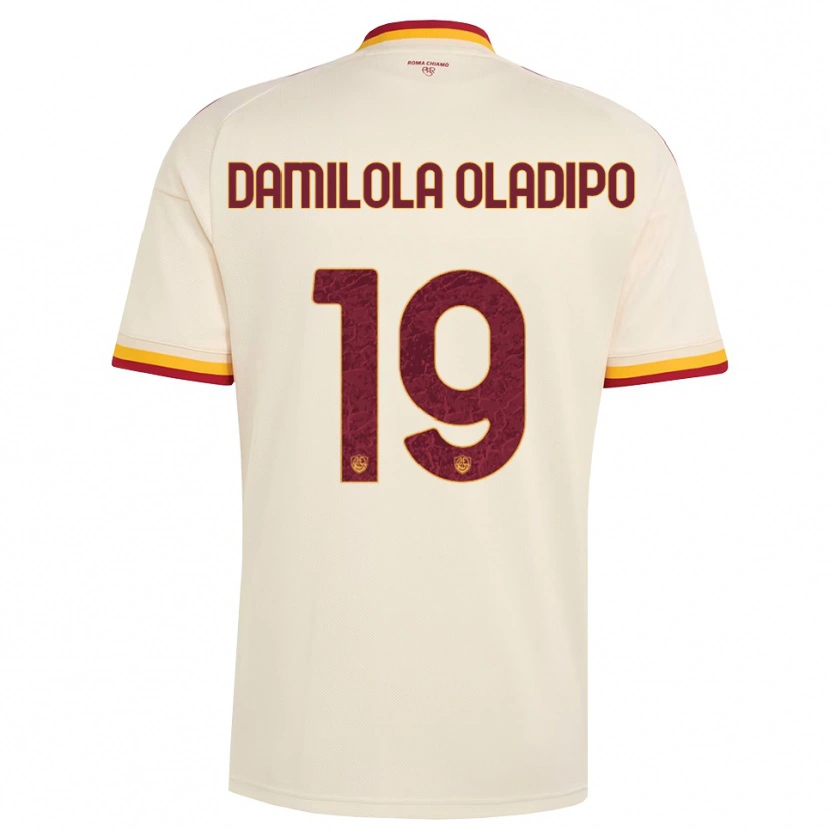 Danxen Niño Camiseta Shukurat Damilola Oladipo #19 Champán Rojo Amarillo 2ª Equipación 2026/27 La Camisa México