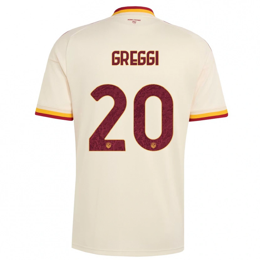 Danxen Niño Camiseta Giada Greggi #20 Champán Rojo Amarillo 2ª Equipación 2026/27 La Camisa México