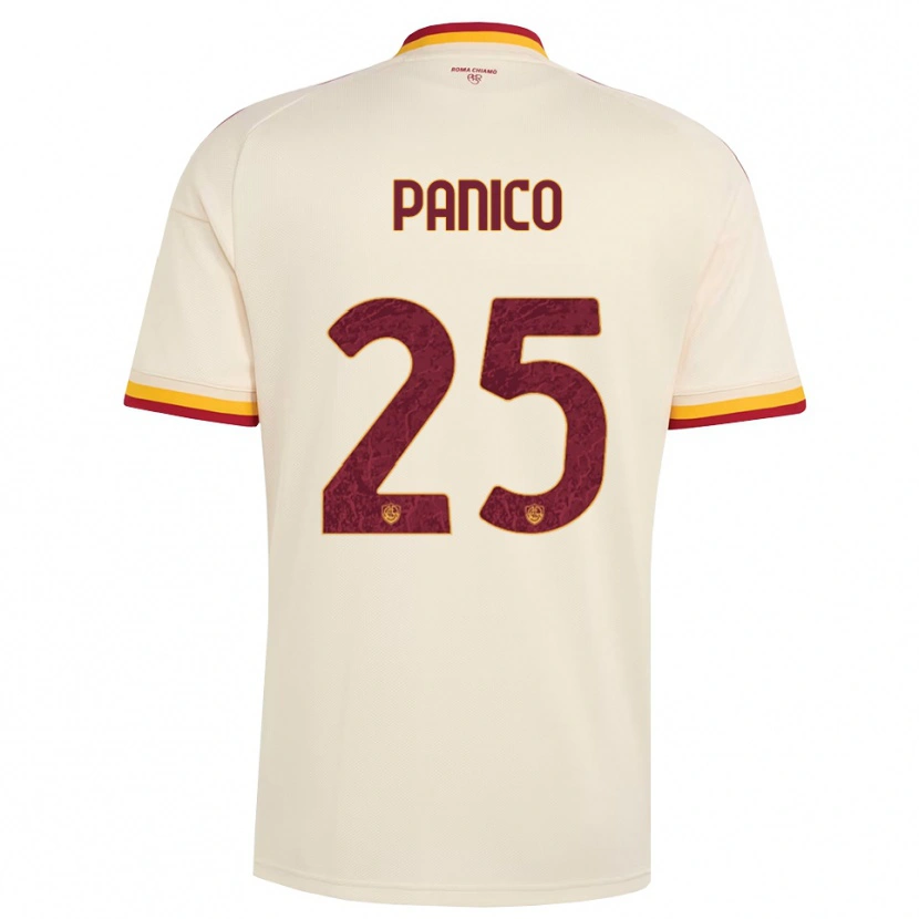 Danxen Niño Camiseta Francesco Panico #25 Champán Rojo Amarillo 2ª Equipación 2026/27 La Camisa México