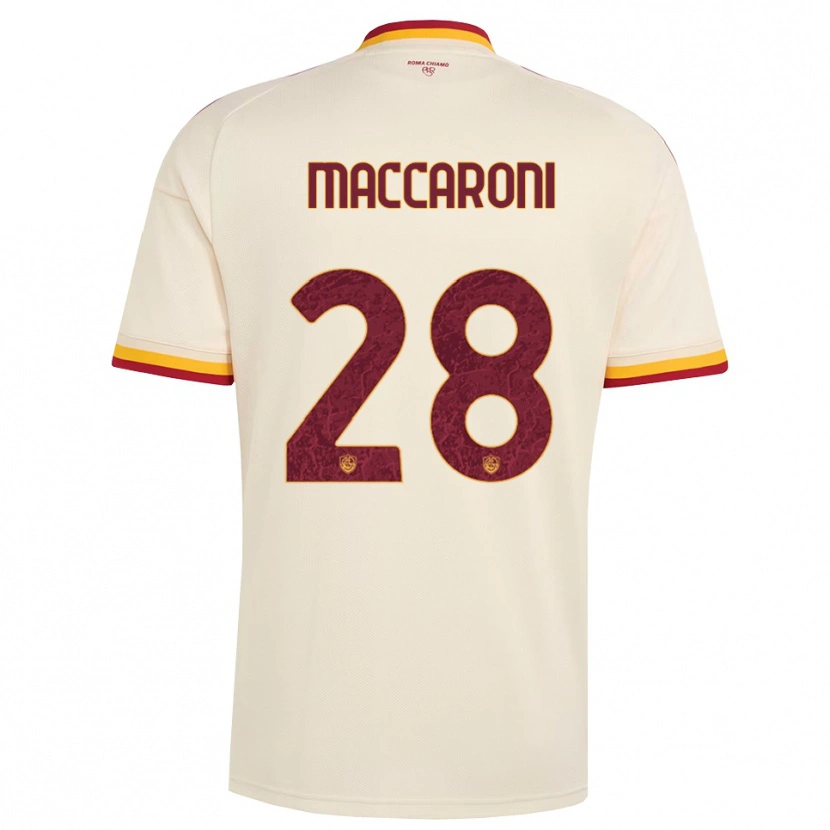 Danxen Niño Camiseta Valerio Maccaroni #28 Champán Rojo Amarillo 2ª Equipación 2026/27 La Camisa México