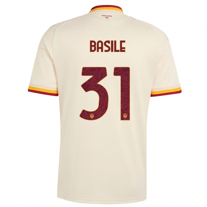 Danxen Niño Camiseta Filippo Basile #31 Champán Rojo Amarillo 2ª Equipación 2026/27 La Camisa México