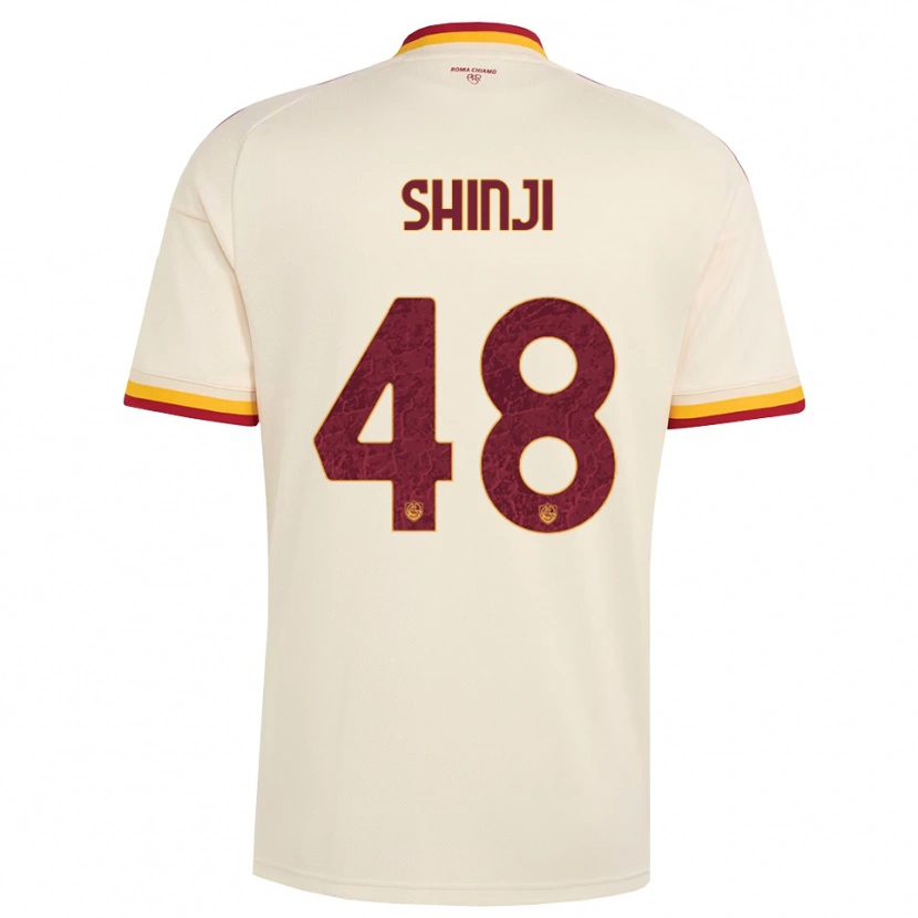 Danxen Niño Camiseta Shin-Ji Kim #48 Champán Rojo Amarillo 2ª Equipación 2026/27 La Camisa México
