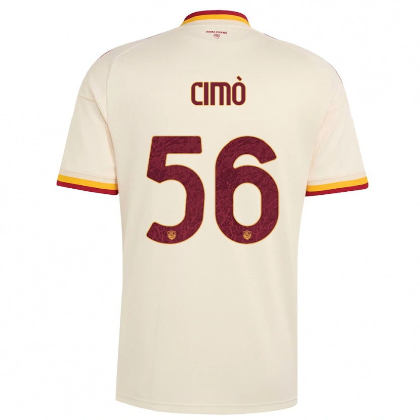 Danxen Niño Camiseta Giada Cimò #56 Champán Rojo Amarillo 2ª Equipación 2026/27 La Camisa México