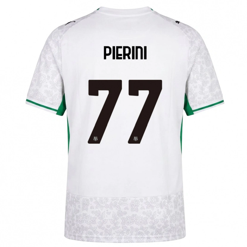 Danxen Niño Camiseta Nicholas Pierini #77 Blanco Negro Verde 2ª Equipación 2026/27 La Camisa México
