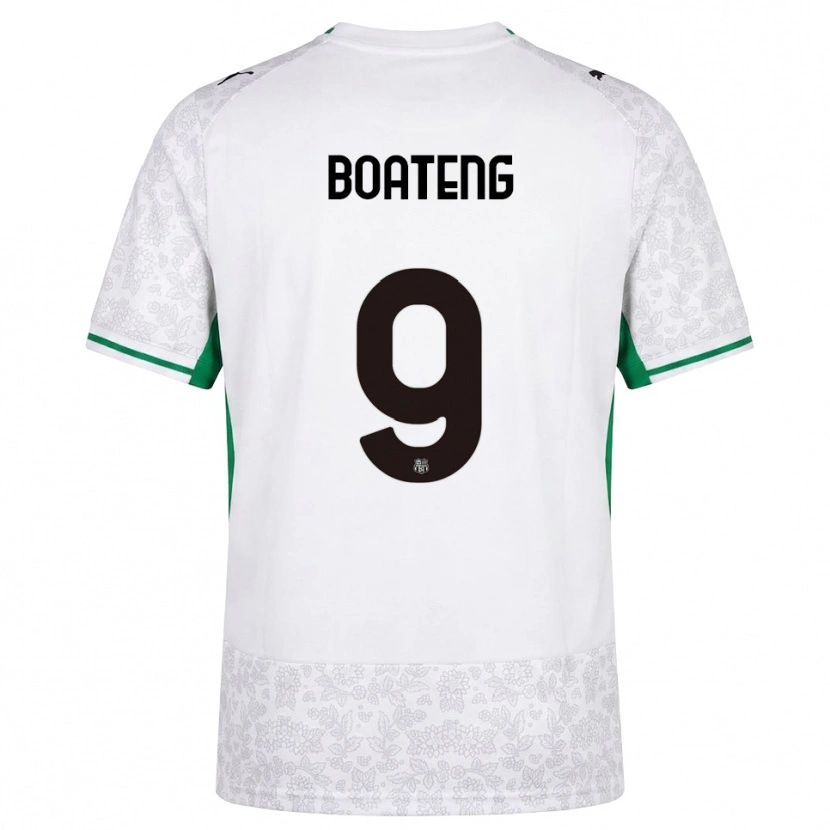 Danxen Niño Camiseta Owen Boateng #9 Blanco Negro Verde 2ª Equipación 2026/27 La Camisa México