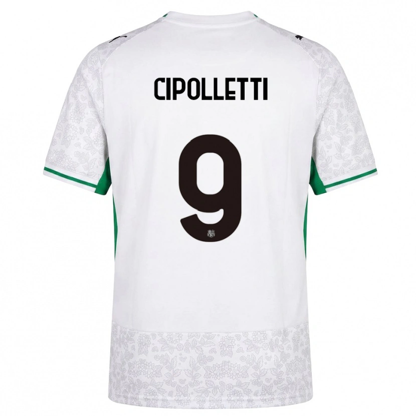 Danxen Niño Camiseta Matteo Cipolletti #9 Blanco Negro Verde 2ª Equipación 2026/27 La Camisa México