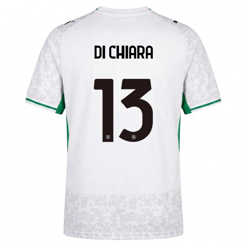 Danxen Niño Camiseta Crescenzo Di Chiara #13 Blanco Negro Verde 2ª Equipación 2026/27 La Camisa México