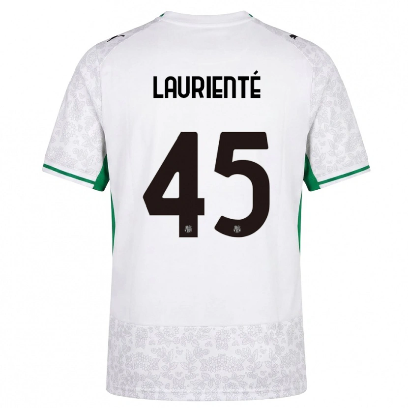 Danxen Niño Camiseta Armand Laurienté #45 Blanco Negro Verde 2ª Equipación 2026/27 La Camisa México