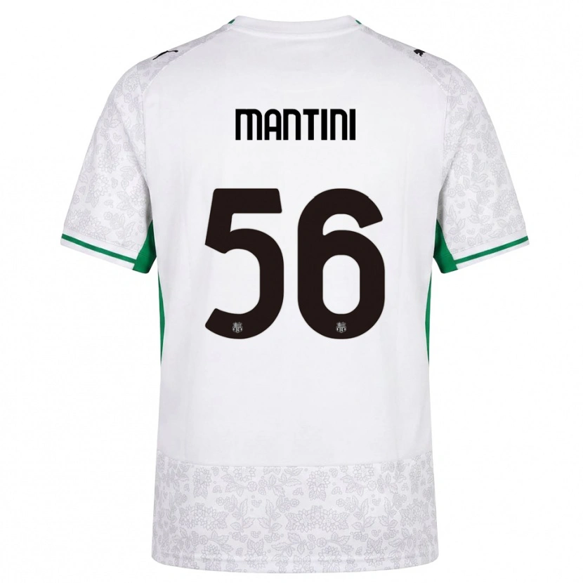 Danxen Niño Camiseta Raffaele Mantini #56 Blanco Negro Verde 2ª Equipación 2026/27 La Camisa México