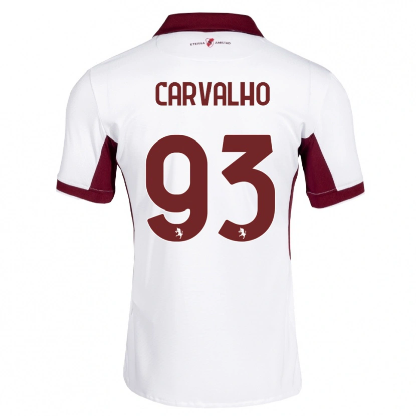 Danxen Niño Camiseta Lorenzo Carvalho #93 Burdeos Blanco Rojo 2ª Equipación 2026/27 La Camisa México