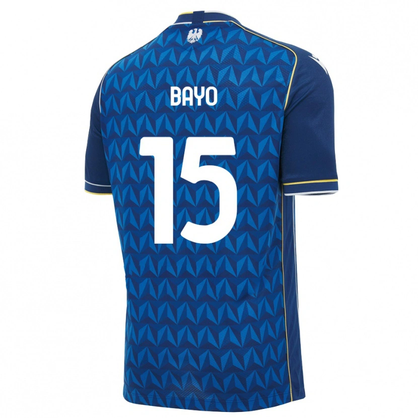Danxen Niño Camiseta Vakoun Bayo #15 Azul Real Blanco Azul 2ª Equipación 2026/27 La Camisa México