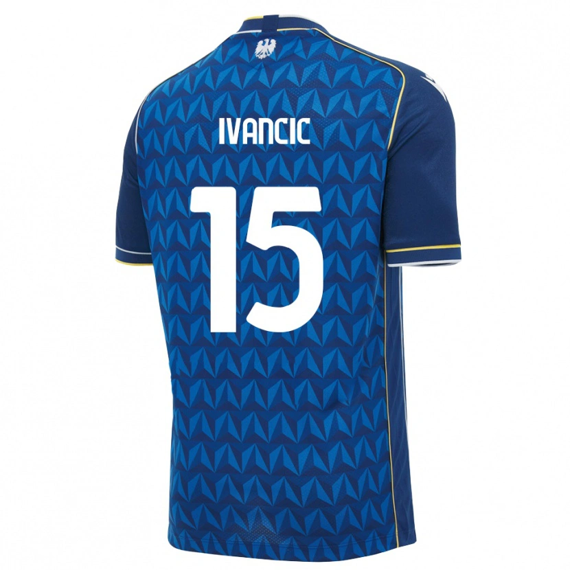 Danxen Niño Camiseta Val Ivancic #15 Azul Real Blanco Azul 2ª Equipación 2026/27 La Camisa México