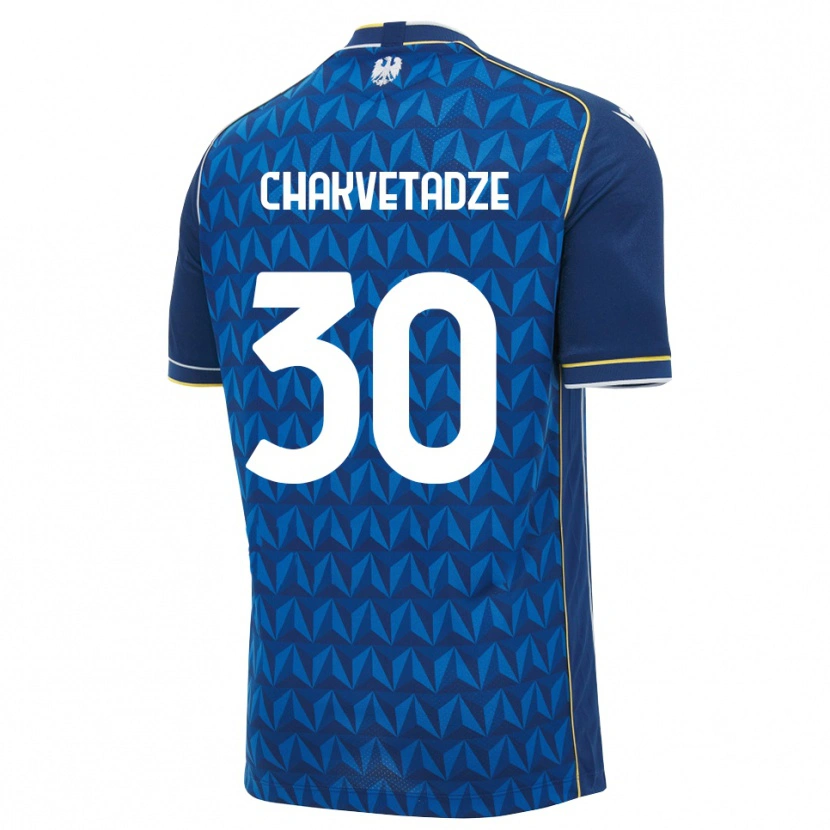 Danxen Niño Camiseta Giorgi Chakvetadze #30 Azul Real Blanco Azul 2ª Equipación 2026/27 La Camisa México