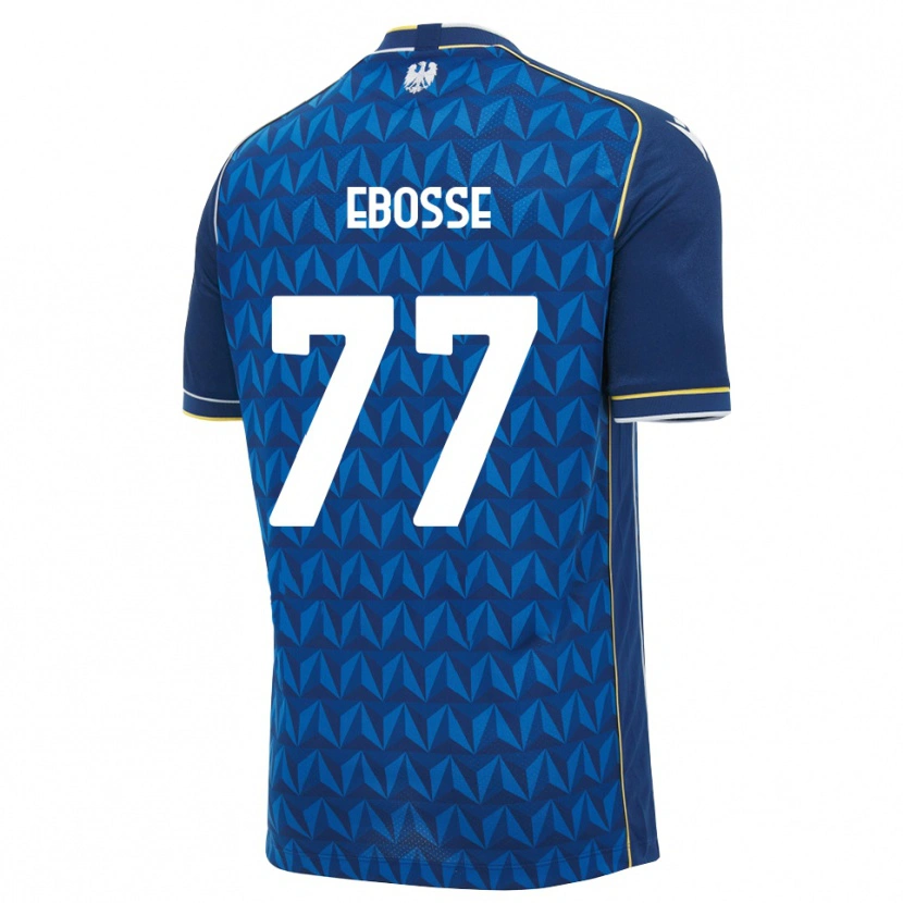 Danxen Niño Camiseta Enzo Ebosse #77 Azul Real Blanco Azul 2ª Equipación 2026/27 La Camisa México
