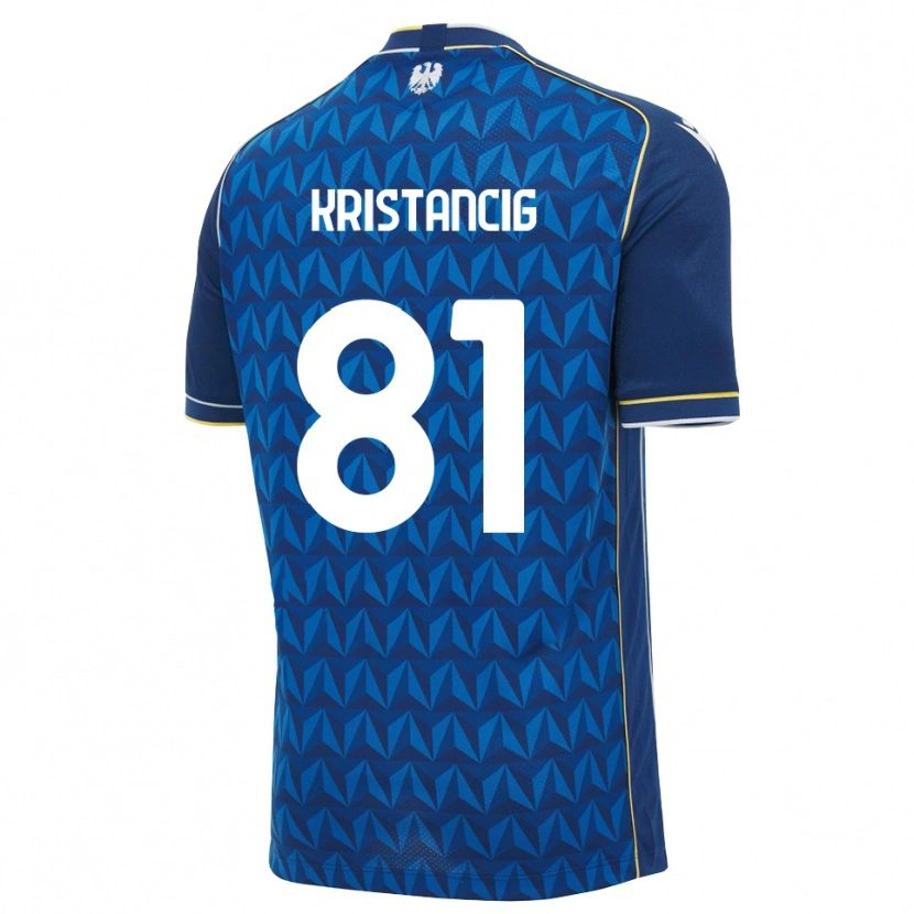Danxen Niño Camiseta Luca Kristancig #81 Azul Real Blanco Azul 2ª Equipación 2026/27 La Camisa México