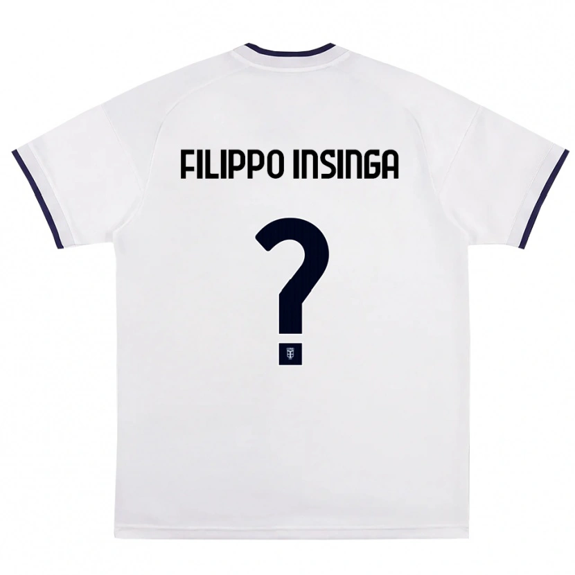 Danxen Niño Camiseta Samuele Filippo Insinga #0 Blanco Rojo Azul Real 2ª Equipación 2026/27 La Camisa México