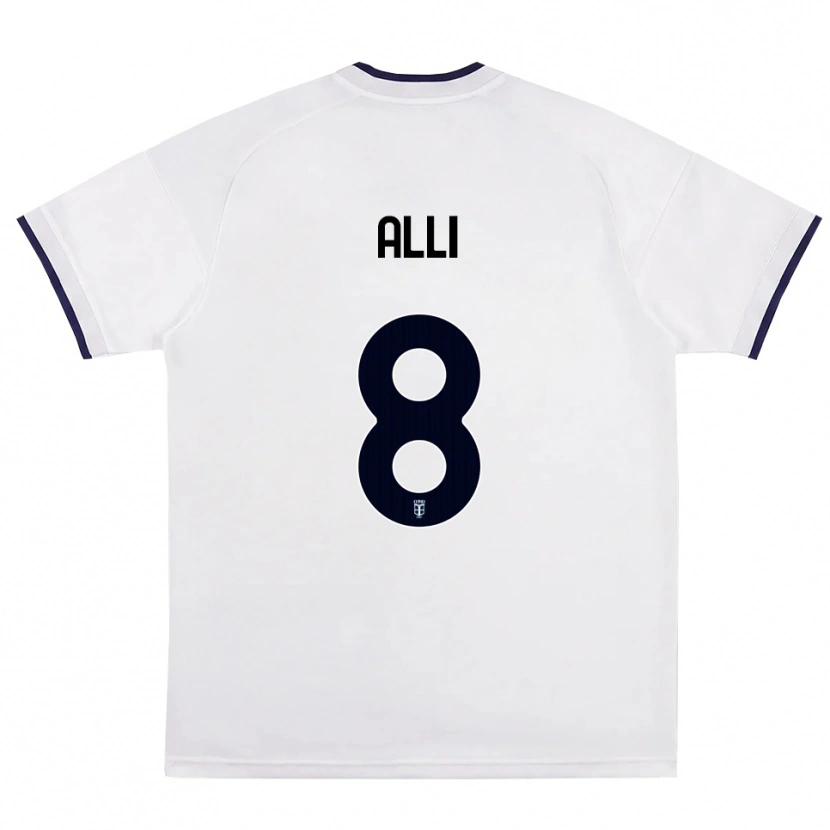 Danxen Niño Camiseta Dele Alli #8 Blanco Rojo Azul Real 2ª Equipación 2026/27 La Camisa México