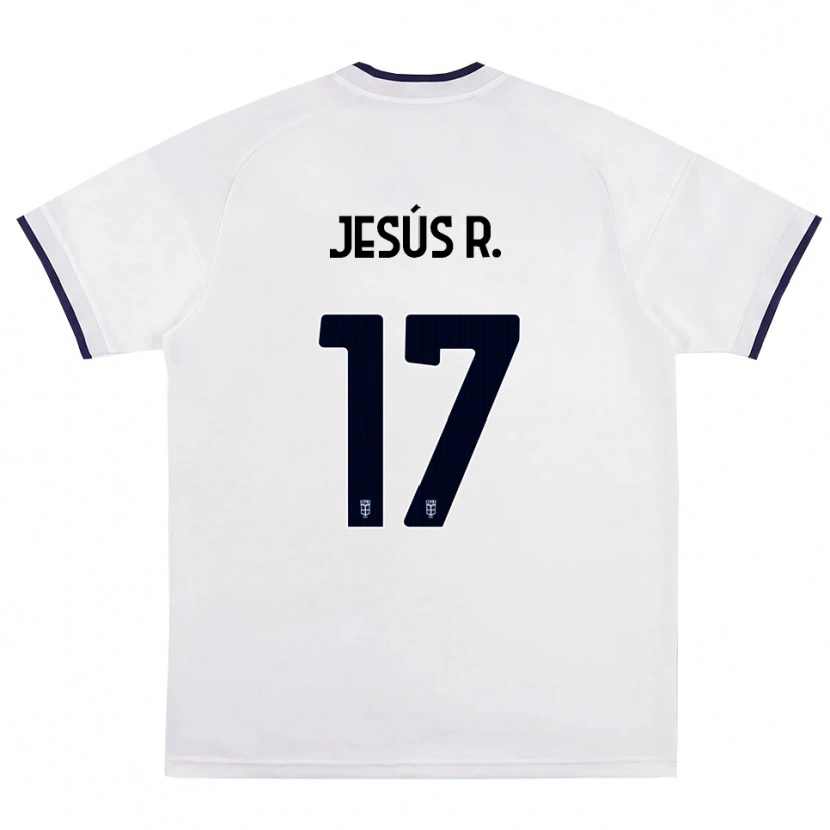Danxen Niño Camiseta Jesús Rodríguez #17 Blanco Rojo Azul Real 2ª Equipación 2026/27 La Camisa México
