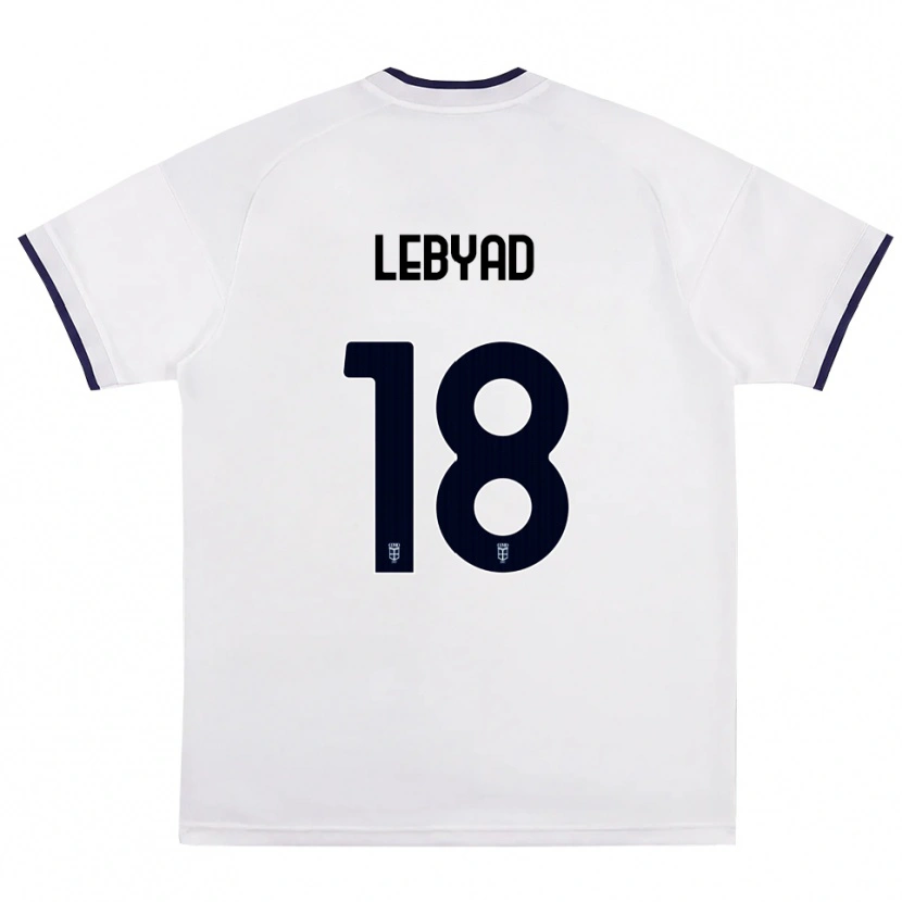 Danxen Niño Camiseta Omar Lebyad #18 Blanco Rojo Azul Real 2ª Equipación 2026/27 La Camisa México