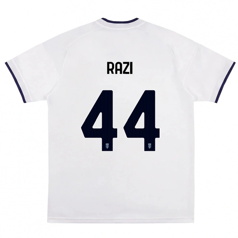 Danxen Niño Camiseta Naj Razi #44 Blanco Rojo Azul Real 2ª Equipación 2026/27 La Camisa México