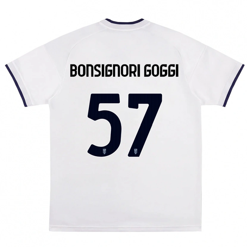 Danxen Niño Camiseta Lorenzo Bonsignori #57 Blanco Rojo Azul Real 2ª Equipación 2026/27 La Camisa México