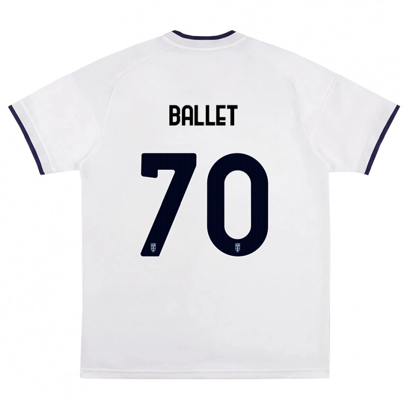 Danxen Niño Camiseta Samuel Ballet #70 Blanco Rojo Azul Real 2ª Equipación 2026/27 La Camisa México