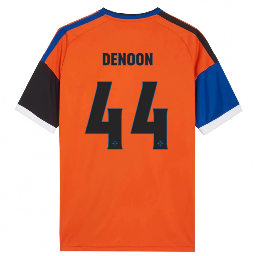 Danxen Niño Camiseta Daniel Denoon #44 Naranja Azul Negro Blanco 2ª Equipación 2026/27 La Camisa México