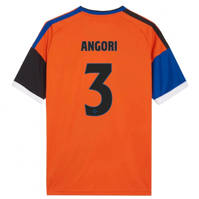 Danxen Niño Camiseta Samuele Angori #3 Naranja Azul Negro Blanco 2ª Equipación 2026/27 La Camisa México