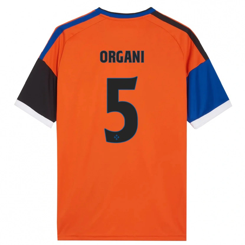 Danxen Niño Camiseta Gianluca Organi #5 Naranja Azul Negro Blanco 2ª Equipación 2026/27 La Camisa México