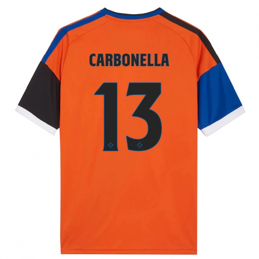 Danxen Niño Camiseta Francesco Carbonella #13 Naranja Azul Negro Blanco 2ª Equipación 2026/27 La Camisa México