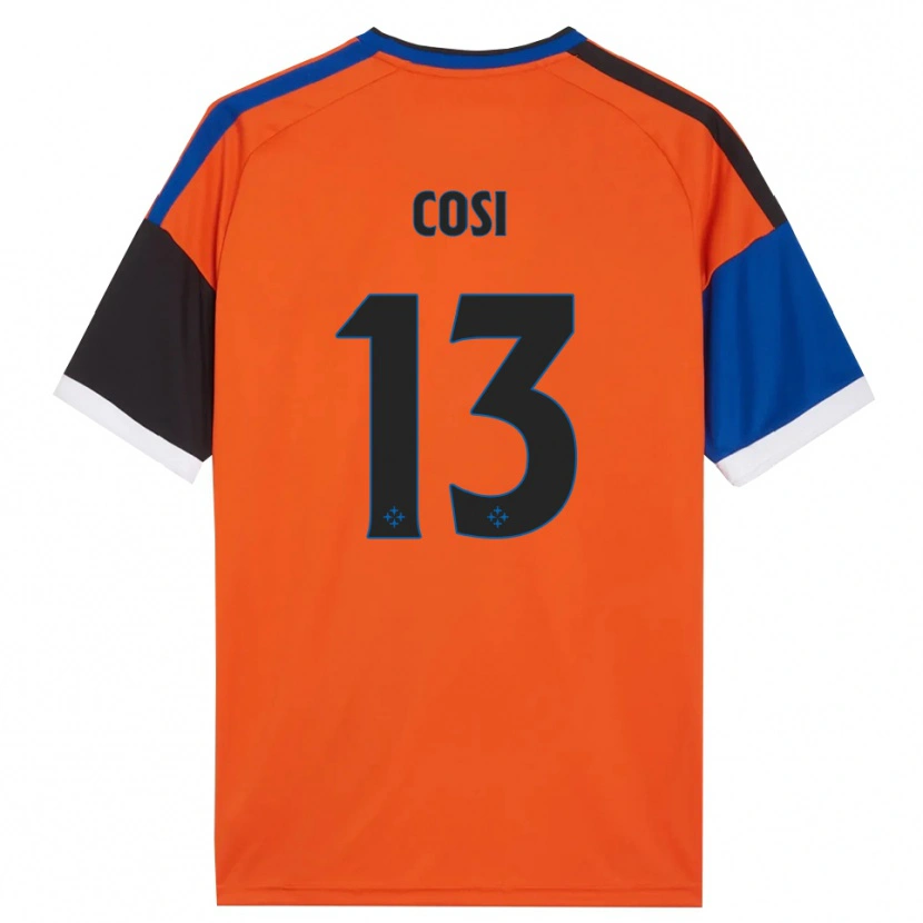 Danxen Niño Camiseta Tommaso Cosi #13 Naranja Azul Negro Blanco 2ª Equipación 2026/27 La Camisa México