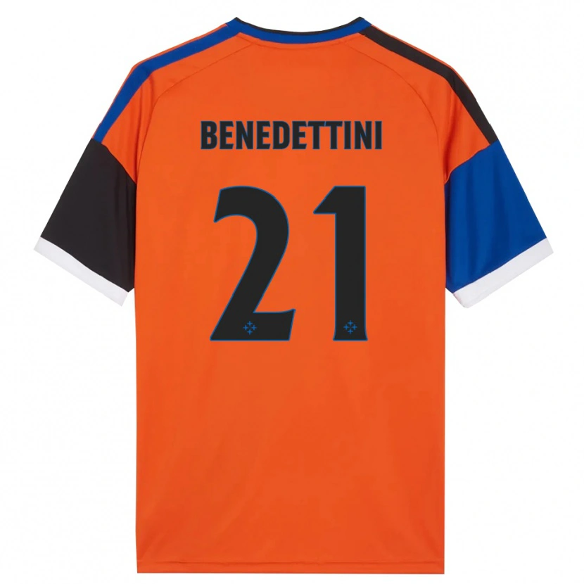 Danxen Niño Camiseta Filippo Benedettini #21 Naranja Azul Negro Blanco 2ª Equipación 2026/27 La Camisa México