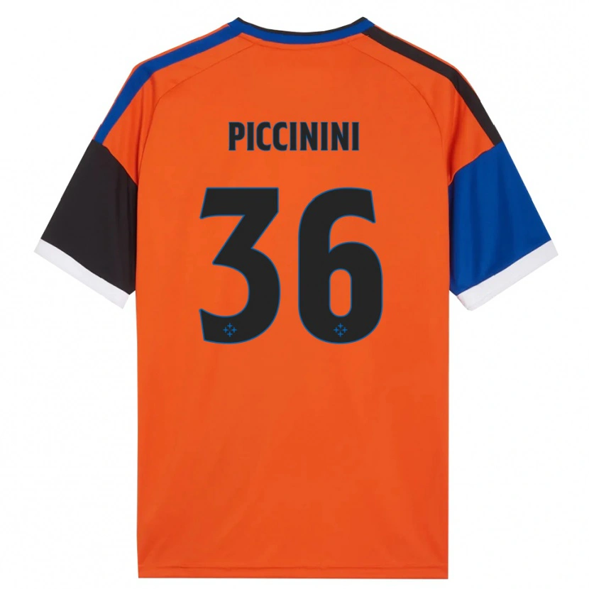 Danxen Niño Camiseta Gabriele Piccinini #36 Naranja Azul Negro Blanco 2ª Equipación 2026/27 La Camisa México