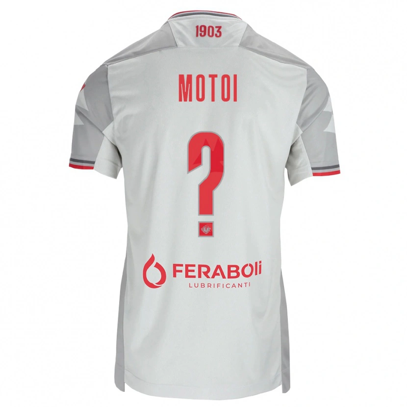 Danxen Niño Camiseta Rany Motoi #0 Gris Blanco Rojo 2ª Equipación 2026/27 La Camisa México