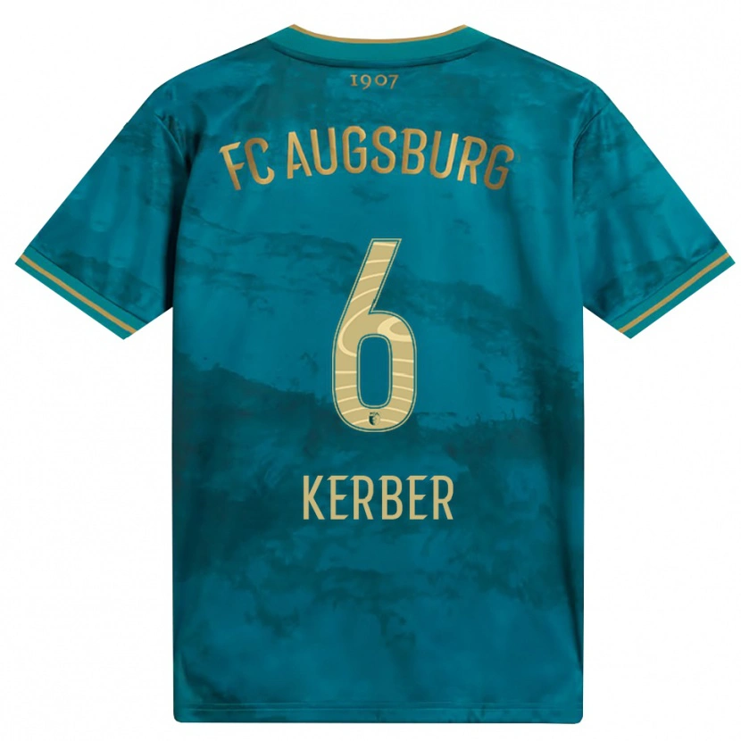 Danxen Niño Camiseta Luca Kerber #6 Verde Marrón 2ª Equipación 2026/27 La Camisa México
