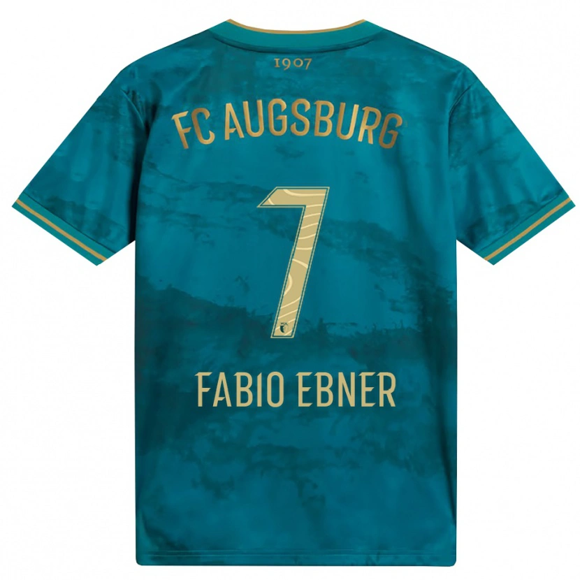 Danxen Niño Camiseta Fabio Ebner #7 Verde Marrón 2ª Equipación 2026/27 La Camisa México