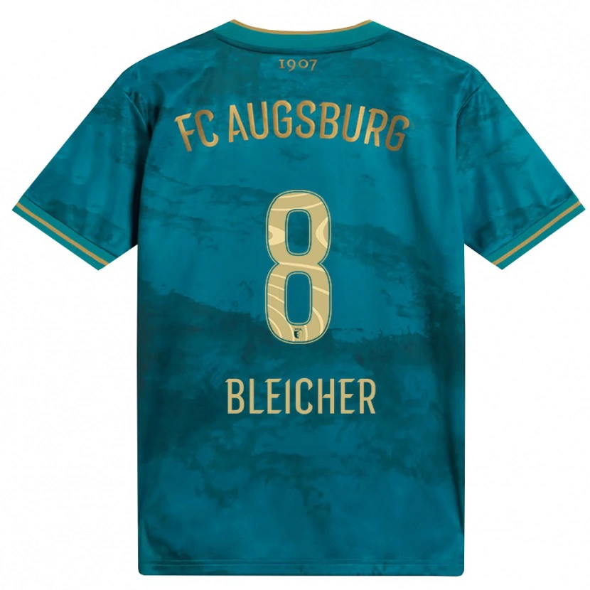 Danxen Niño Camiseta Franz Xaver Bleicher #8 Verde Marrón 2ª Equipación 2026/27 La Camisa México