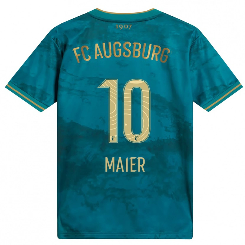 Danxen Niño Camiseta Arne Maier #10 Verde Marrón 2ª Equipación 2026/27 La Camisa México