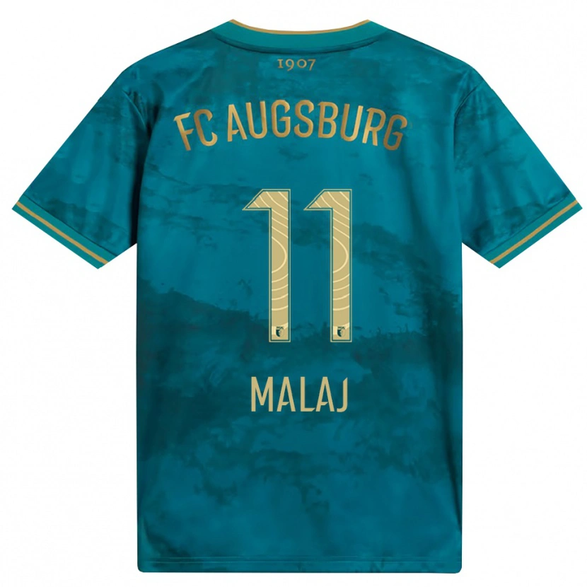 Danxen Niño Camiseta Aris Malaj #11 Verde Marrón 2ª Equipación 2026/27 La Camisa México