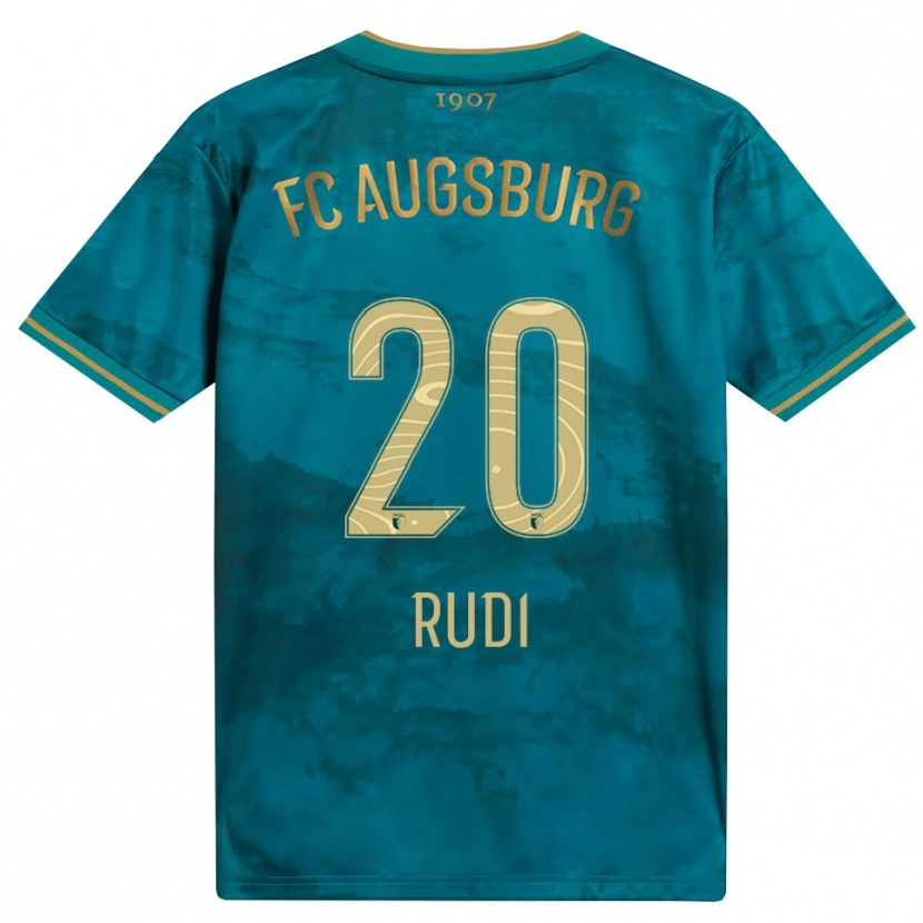 Danxen Niño Camiseta Rafael Rudi #20 Verde Marrón 2ª Equipación 2026/27 La Camisa México