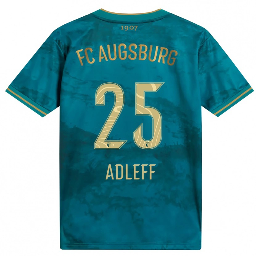 Danxen Niño Camiseta Milo Adleff #25 Verde Marrón 2ª Equipación 2026/27 La Camisa México