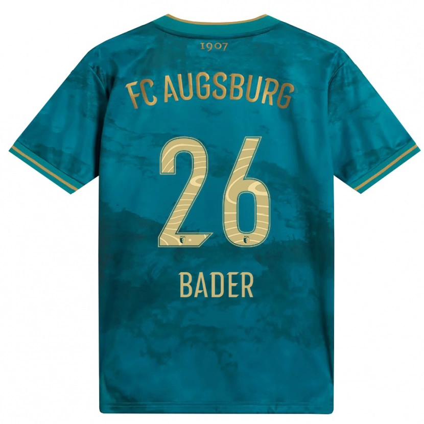 Danxen Niño Camiseta Tom Bader #26 Verde Marrón 2ª Equipación 2026/27 La Camisa México
