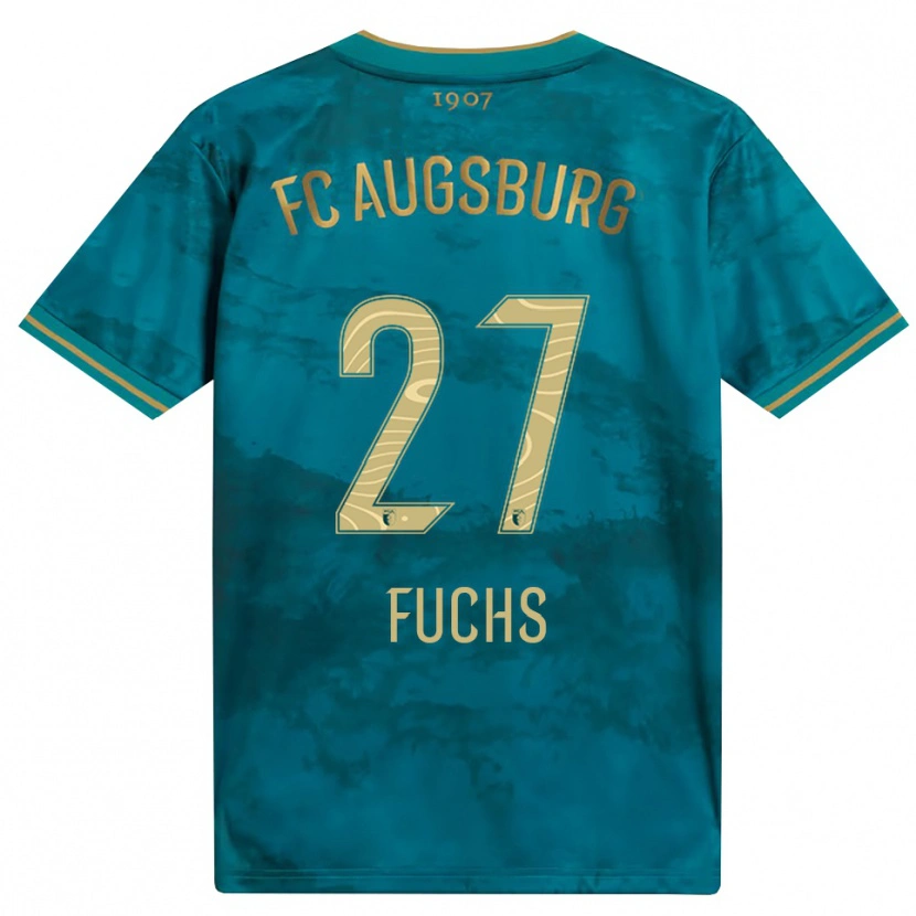 Danxen Niño Camiseta Nina Fuchs #27 Verde Marrón 2ª Equipación 2026/27 La Camisa México