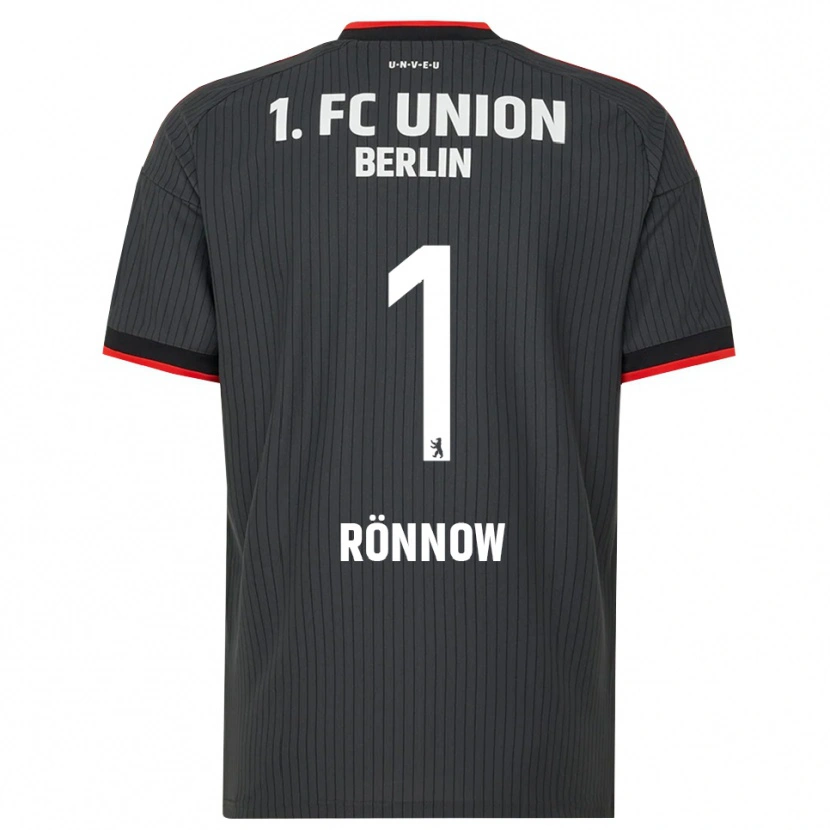 Danxen Niño Camiseta Frederik Rönnow #1 Negro Blanco Rojo 2ª Equipación 2026/27 La Camisa México