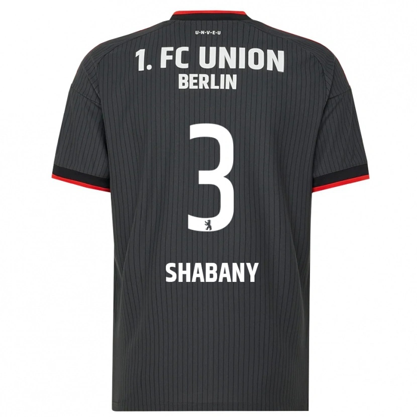 Danxen Niño Camiseta Alec Shabany #3 Negro Blanco Rojo 2ª Equipación 2026/27 La Camisa México