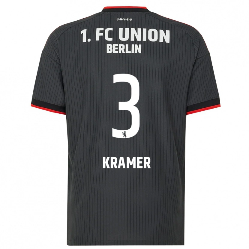 Danxen Niño Camiseta Carlos Kramer #3 Negro Blanco Rojo 2ª Equipación 2026/27 La Camisa México